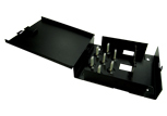 12-port wall mount fiber optical patch panels