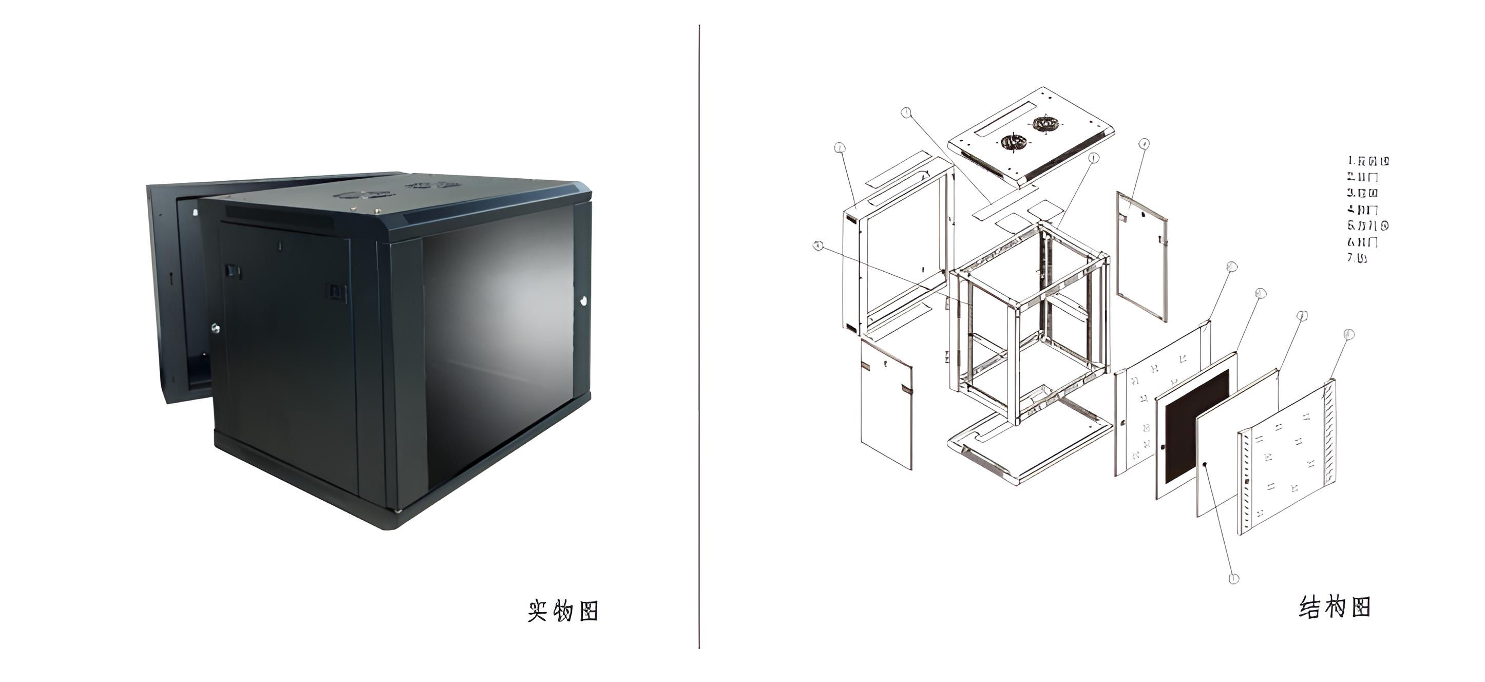 标准C型挂墙式网络机柜