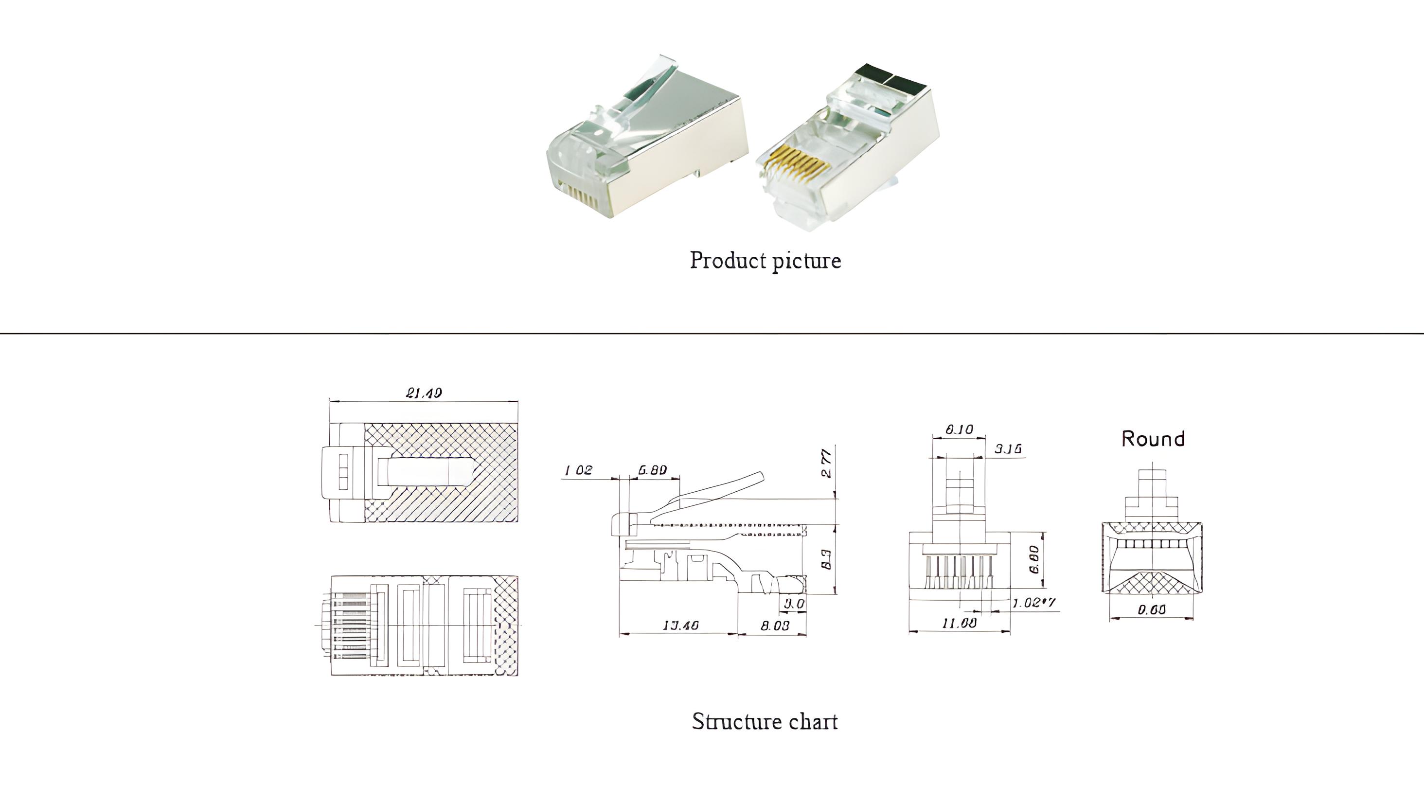 CAT5E FTP Modular Plugs