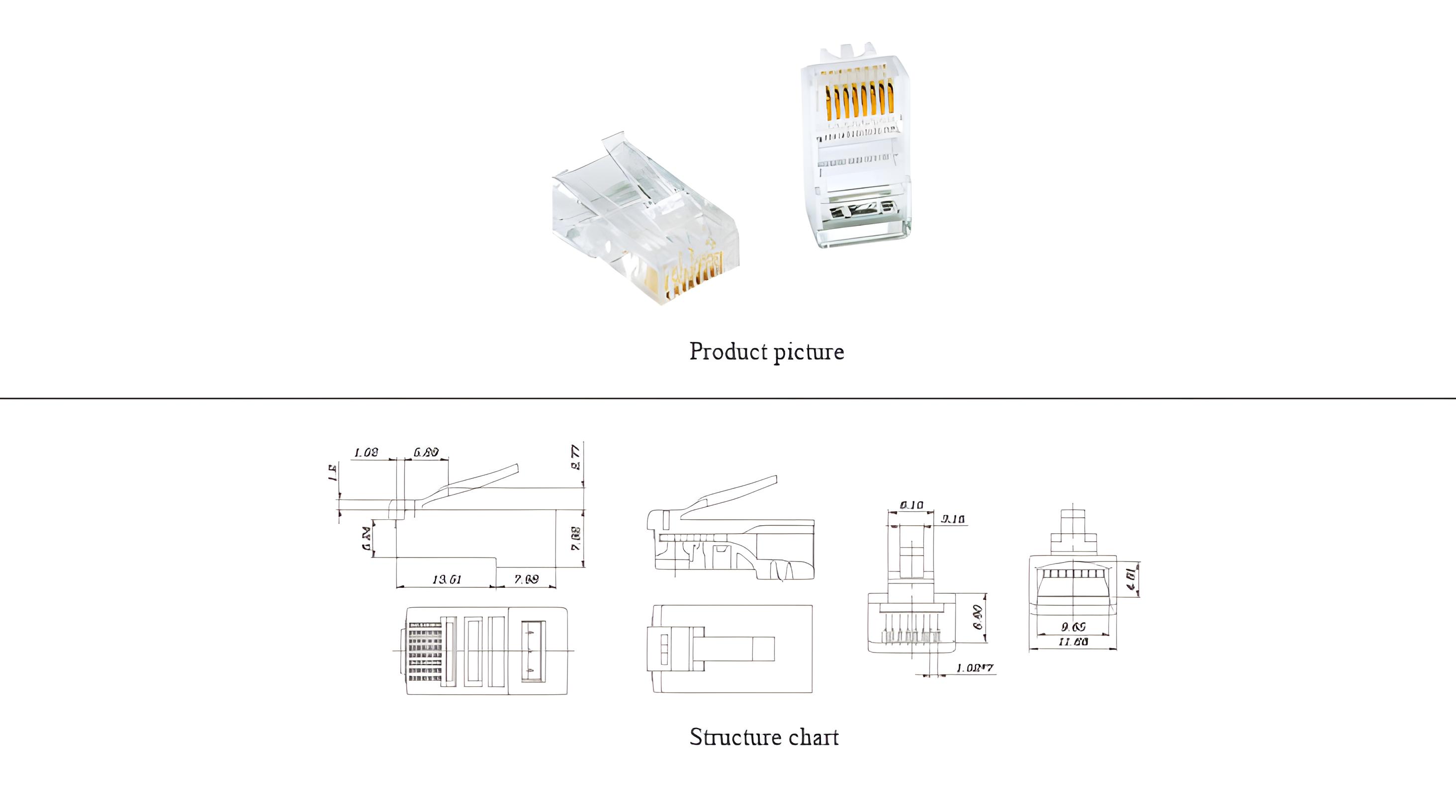 Cat 5E Modular plugs