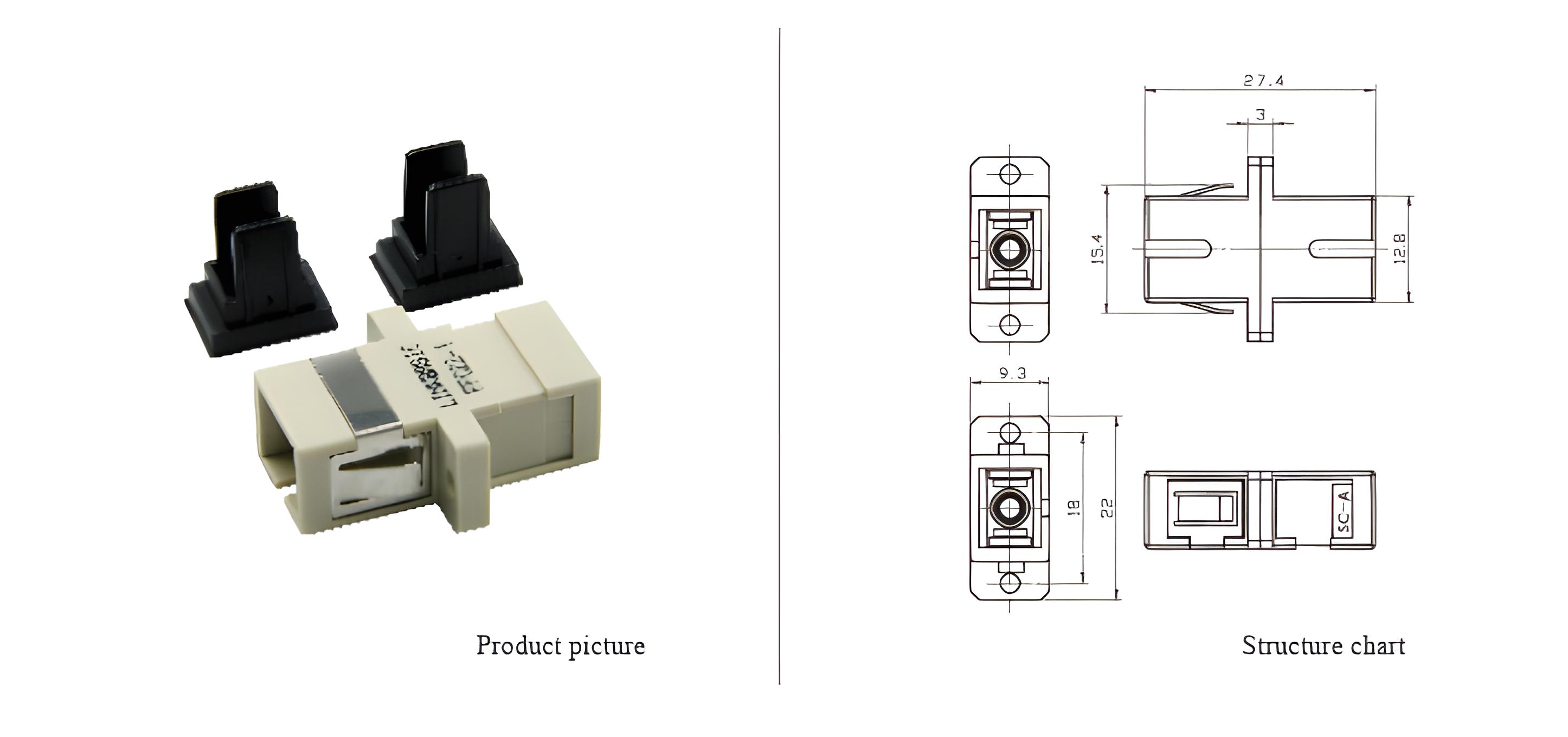 SC-SC  Simplex Adapter