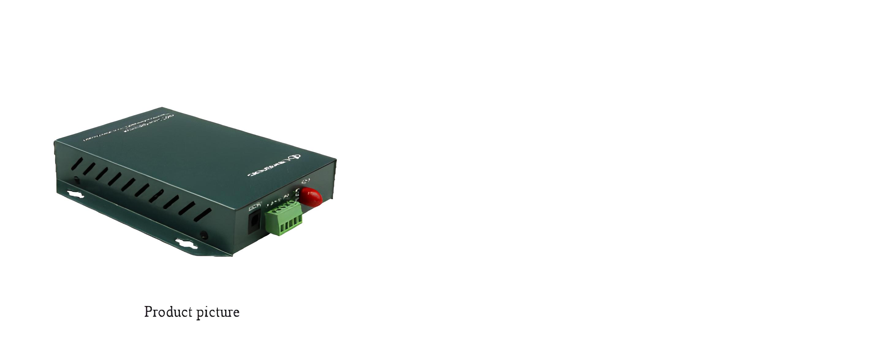 2 channel single mode fiber optic video transmitter&receiver