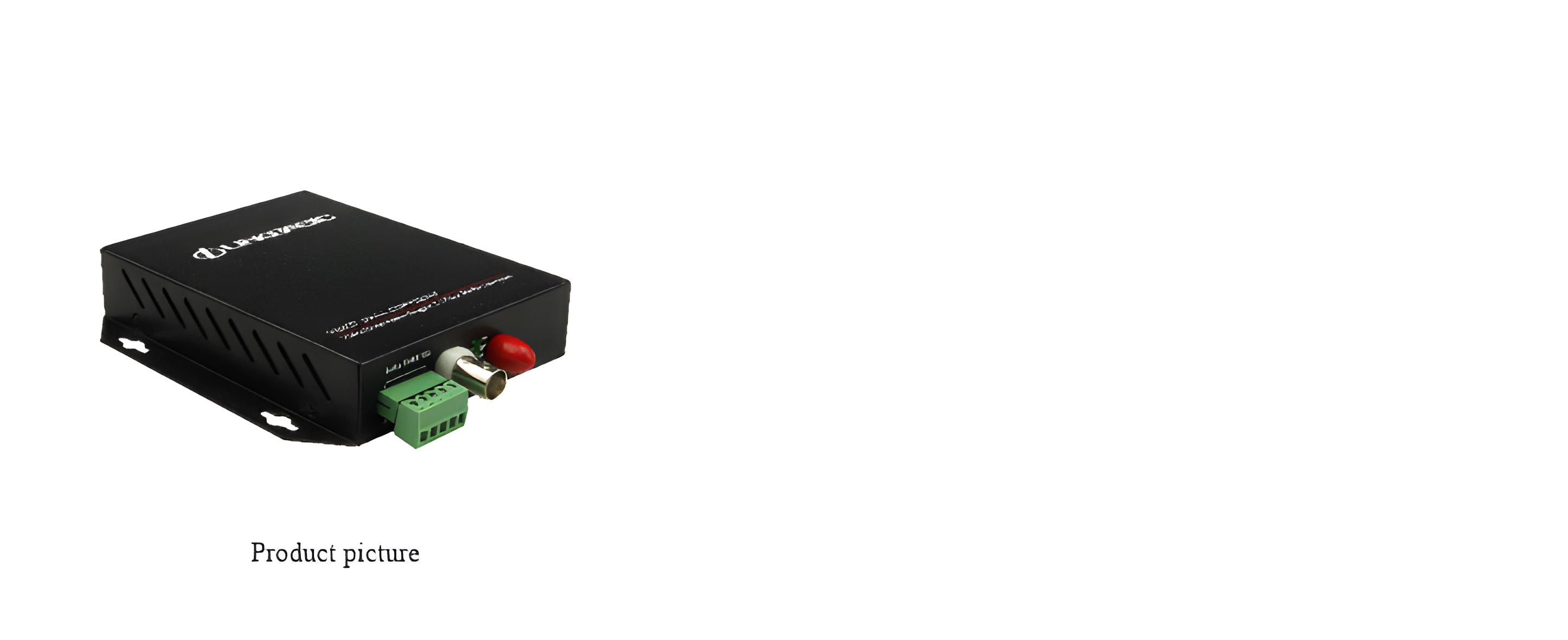 1 channel single mode fiber optic video transmitter&receiver