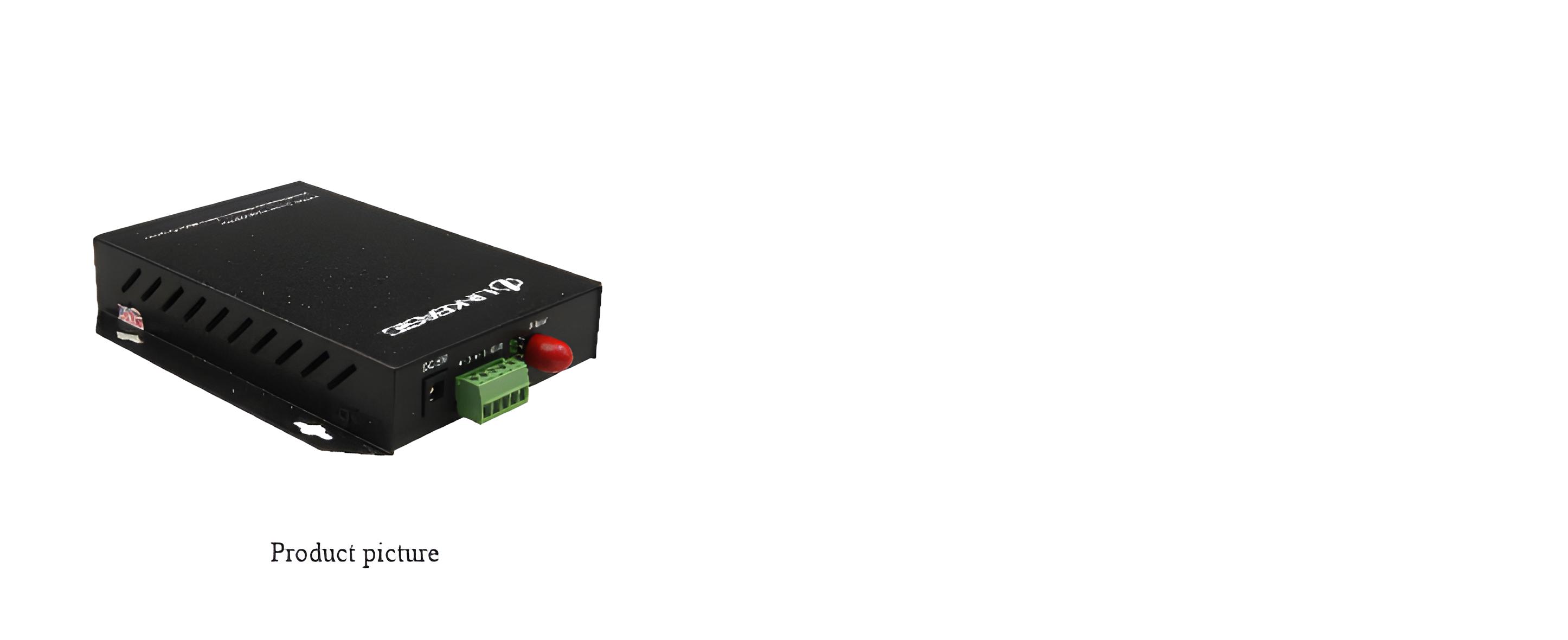 4 channel single mode fiber optic video transmitter&receiver