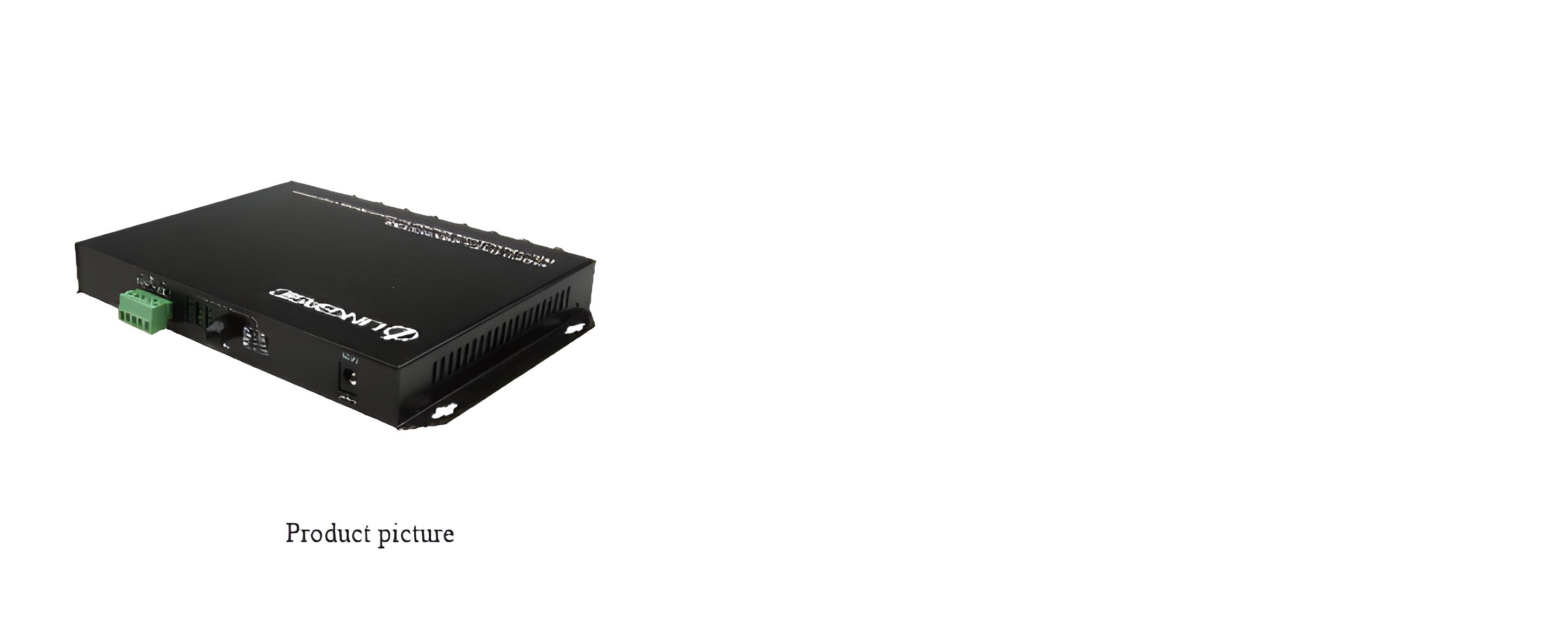 8 channel single mode fiber optic video transmitter&receiver