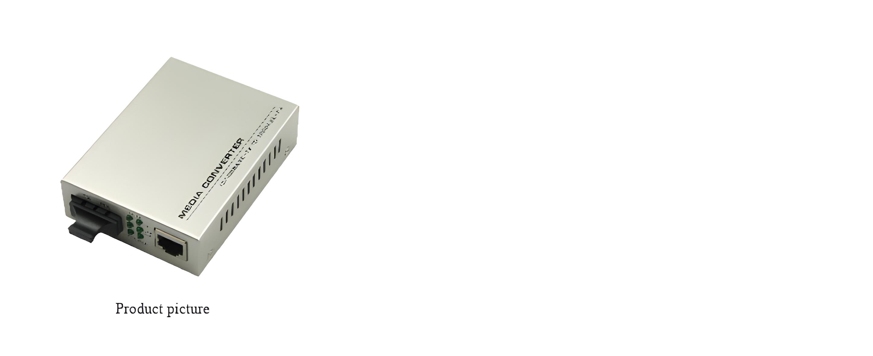 Multi more fiber converter ,RJ45-SC,2 KM, outder power supply
