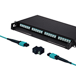 MPO pre-terminated fiber optic system